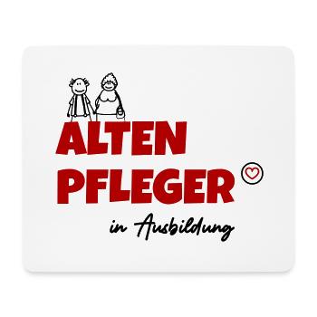 Altenpfleger in Ausbildung - Mousepad (Querformat) - Weiß - Vorne