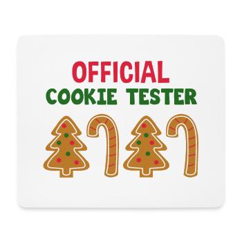 OFFICIAL COOKIE TESTER - Mousepad (Querformat) - Weiß - Vorne