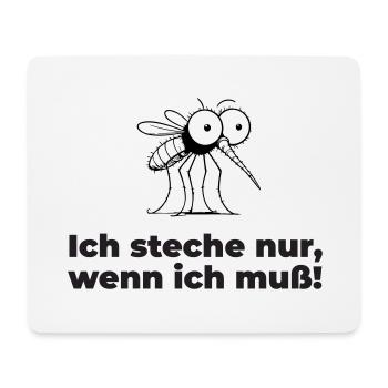 Stechmücke - Mousepad (Querformat) - Weiß - Vorne