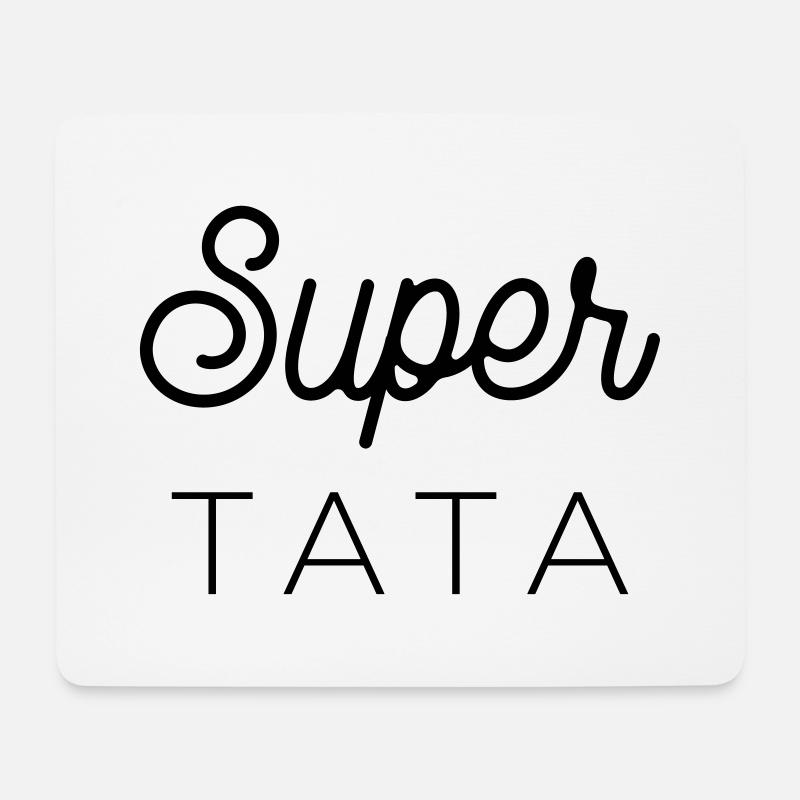 Super Tata - Mouse Pad (horizontal) - white