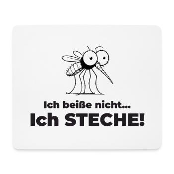 Stechmücke - Mousepad (Querformat) - Weiß - Vorne