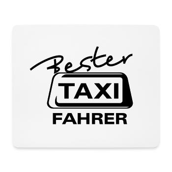 Bester Taxi Fahrer 2 - Mousepad (Querformat) - Weiß - Vorne