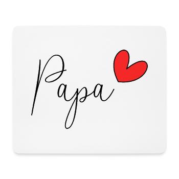 DAD. FATHER'S DAY. HAPPY FATHER'S DAY. HAPPY BIRTHDAY. - Mouse Pad (horizontal) - white - Front