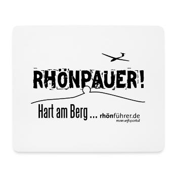 RhönPauer - Mousepad (Querformat) - Weiß - Vorne