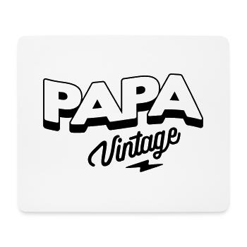 Papa vintage - Tapis de souris (format paysage) - blanc - Devant