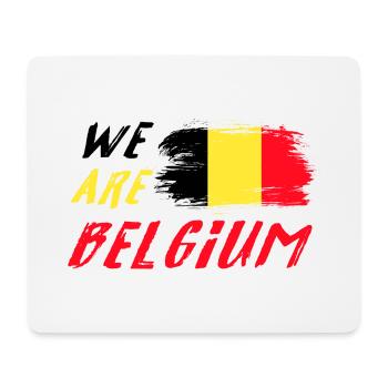 Nous sommes la Belgique - Tapis de souris (format paysage) - blanc - Devant