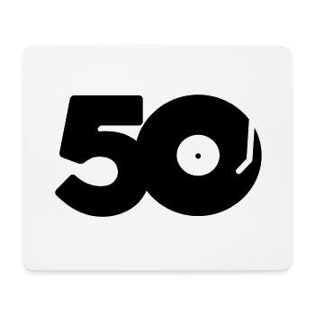 DJ 50 - Tapis de souris (format paysage) - blanc - Devant