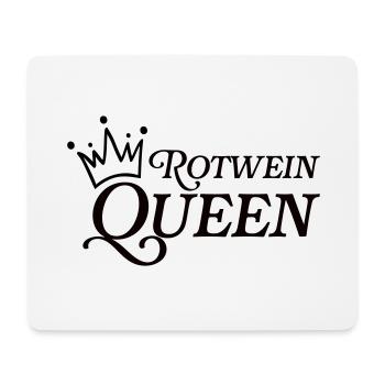 Rotwein Queen - Mousepad (Querformat) - Weiß - Vorne