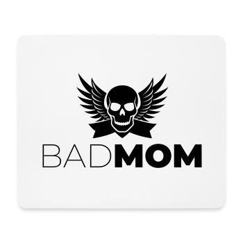 Bad Mom - Mousepad (Querformat) - Weiß - Vorne