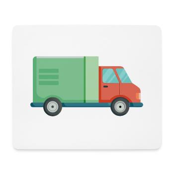 Lieferauto - Mousepad (Querformat) - Weiß - Vorne