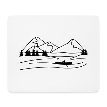La nature - Tapis de souris (format paysage) - blanc - Devant