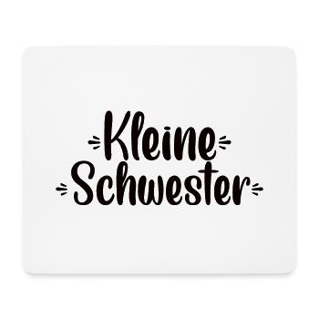 Kleine Schwester - Mousepad (Querformat) - Weiß - Vorne