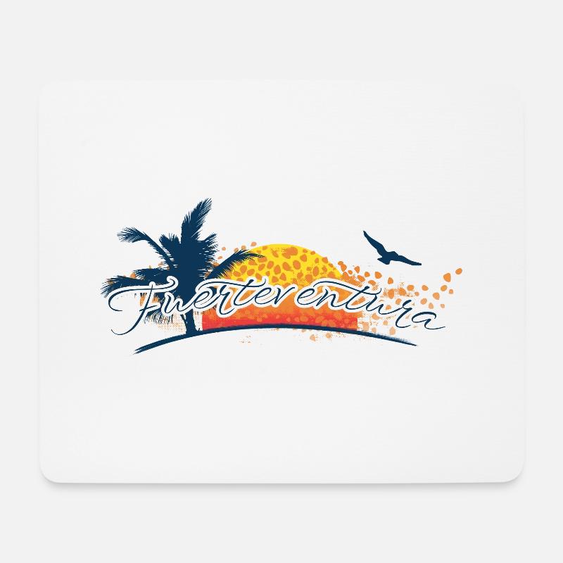 Fuerteventura 2023 - Kanaren - Spanien - Mousepad (Querformat) - Weiß