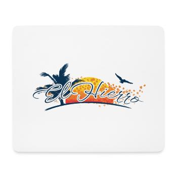 El Hierro 2026 - Îles Canaries - Espagne - Tapis de souris (format paysage) - blanc - Devant