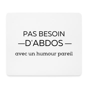 Balanced Nature Illustration - Mouse Pad (horizontal) - white - Front