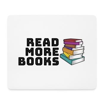 Read more books - Mousepad (Querformat) - Weiß - Vorne