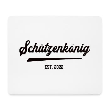 Schützenkönig 2022 Schützenverein Schützenfest - Mousepad (Querformat) - Weiß - Vorne
