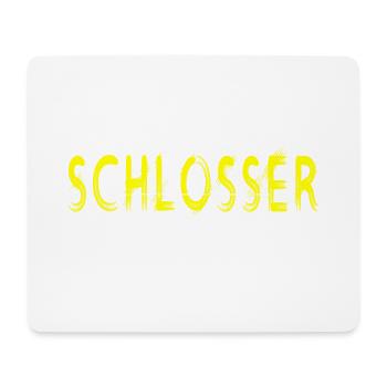 Schlosser Handwerker Design - Mousepad (Querformat) - Weiß - Vorne