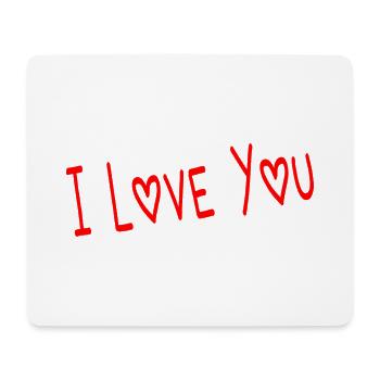 MOM. MOTHER'S DAY. HEART. FEAST. HAPPY BIRTHDAY - Mouse Pad (horizontal) - white - Front