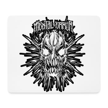 MENTAL ERROR 2019 NEW LOGO - Mouse Pad (horizontal) - white - Front