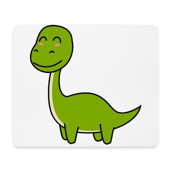 Dinosaur brontosaurus comic - Mouse Pad (horizontal) - white - Front