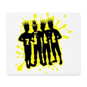Bachelor Groom Team Bachelors - Mouse Pad (horizontal) - white - Front