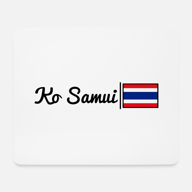 Ko Samui - Thailand - Mouse Pad (horizontal) - white