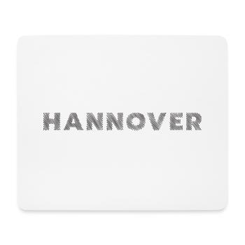Hanover German City Lower Saxony lettering - Mouse Pad (horizontal) - white - Front