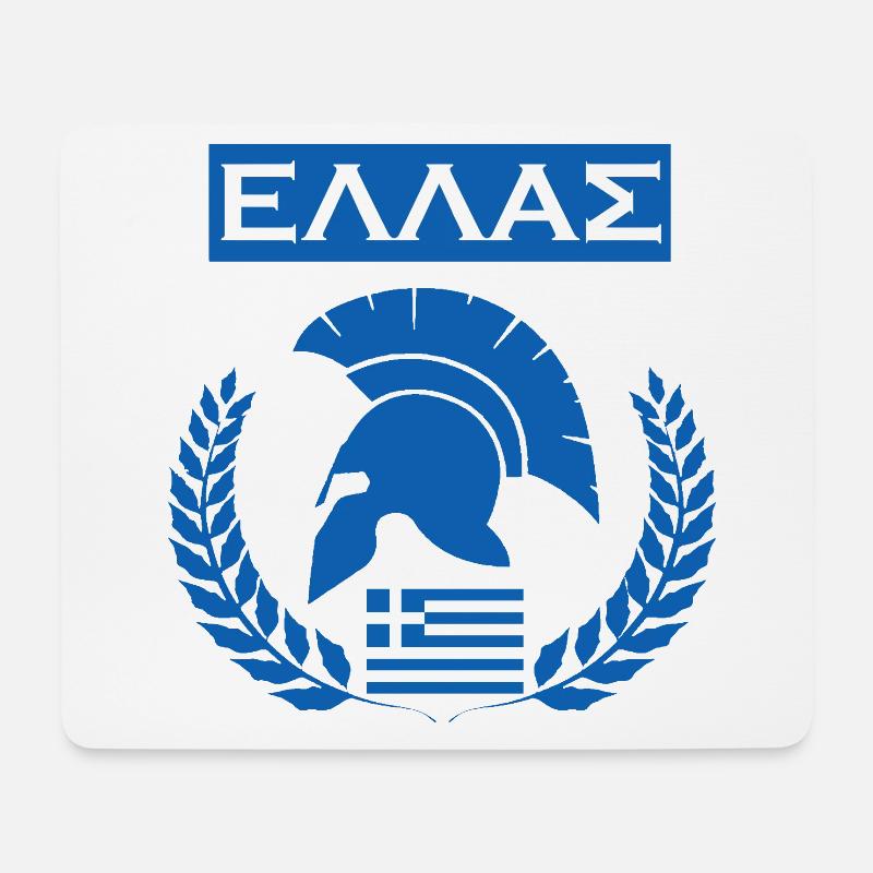 GRIECHENLAND / HELLAS (1) - Mousepad (Querformat) - Weiß