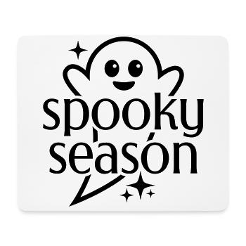 Spooky Season Geist - Mousepad (Querformat) - Weiß - Vorne