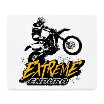 Enduro Offroad - Mousepad (Querformat) - Weiß - Vorne
