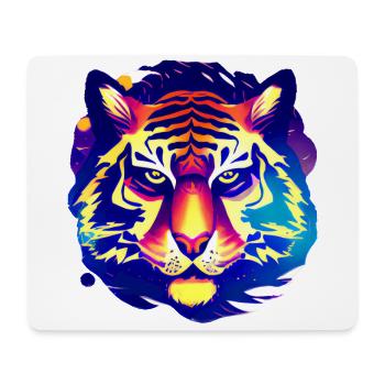 Tiger Großkatze Katzenliebhaber Geschenkidee - Mousepad (Querformat) - Weiß - Vorne