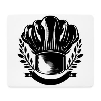 Chef's Hat Chef Symbol - Mouse Pad (horizontal) - white - Front