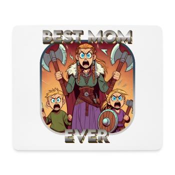 Best Mom Ever - Mousepad (Querformat) - Weiß - Vorne