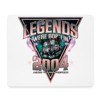 Legends were born in 2004 - Mouse Pad (horizontal) - white - Front
