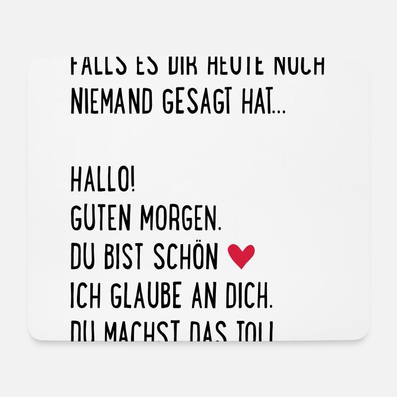 Komplimente - Mousepad (Querformat) - Weiß