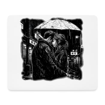 Lovers in the Rain - Manga - Mouse Pad (horizontal) - white - Front