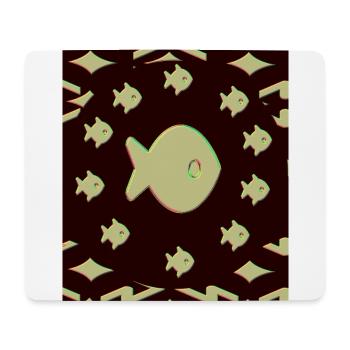 Aquarium - Mousepad (Querformat) - Weiß - Vorne