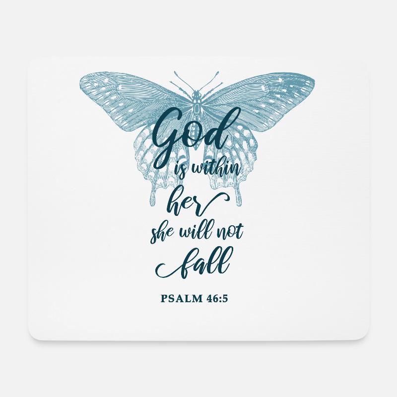 Bibelvers Christlich Religiöses Motiv - Mousepad (Querformat) - Weiß
