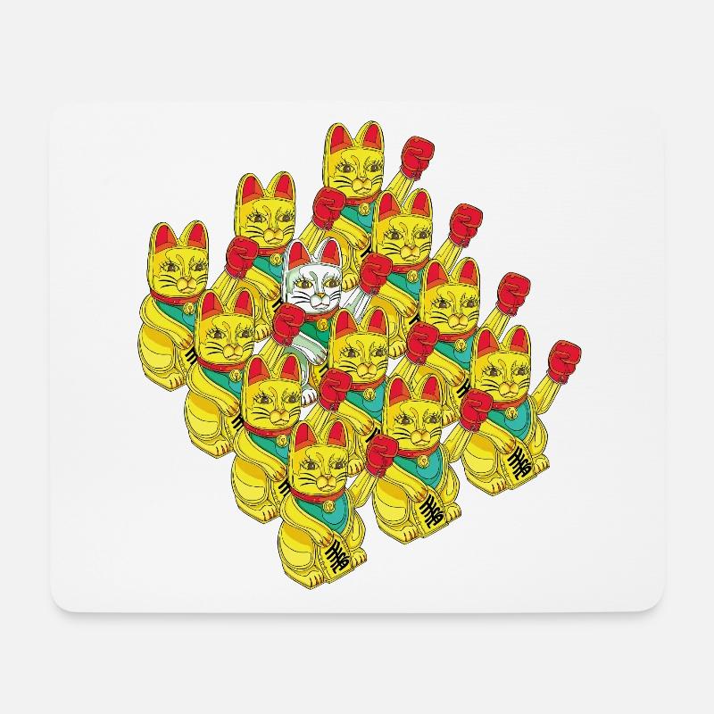 ARMEE DER BOXKATZEN - Mousepad (Querformat) - Weiß