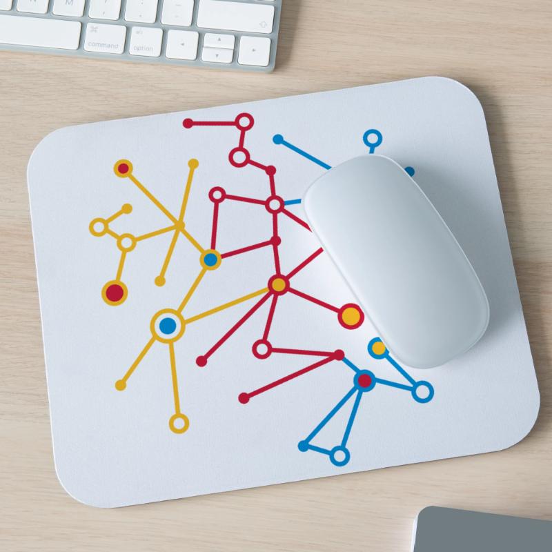 molecular pattern Mouse Pad (horizontal)