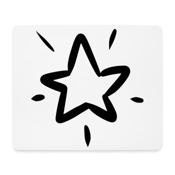 Sternen Solo - Mousepad (Querformat) - Weiß - Vorne