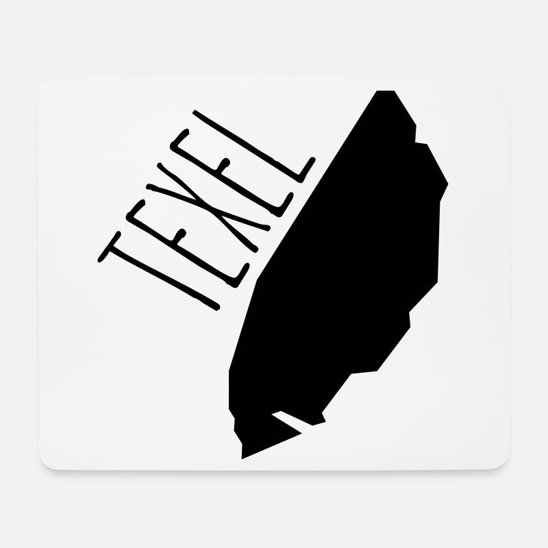 Texel - Mousepad (Querformat) - Weiß