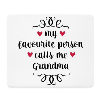 6061912 127585833 grandma - Mousepad (Querformat) - Weiß - Vorne