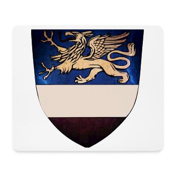 Rostock coat of arms variant - Mouse Pad (horizontal) - white - Front