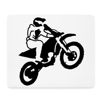 motorrad_8 - Tapis de souris (format paysage) - blanc - Devant