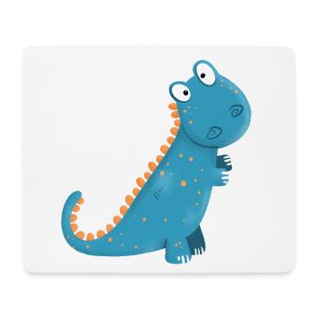 Lustiger Kleiner Dino I Jungen Kinder Geschenk - Mousepad (Querformat) - Weiß - Vorne