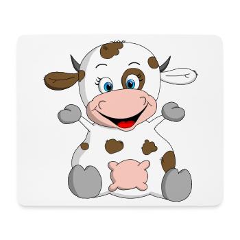 bonne vache dit moo - Tapis de souris (format paysage) - blanc - Devant