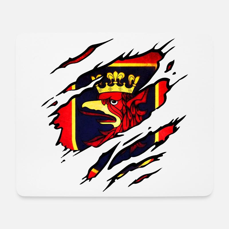 Stettin - Polen - Mousepad (Querformat) - Weiß