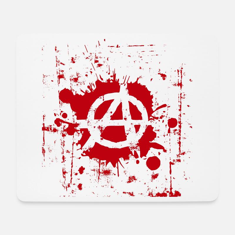 anarchy - Mouse Pad (horizontal) - white